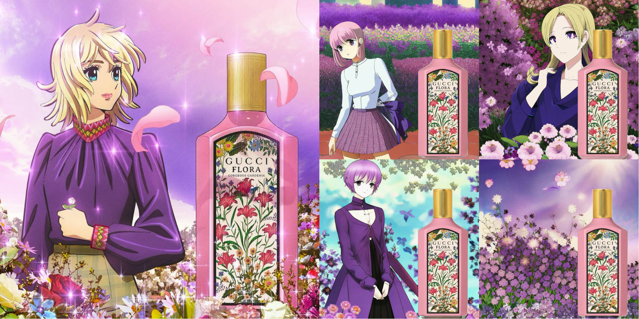 Gucci Flora anima-style product images