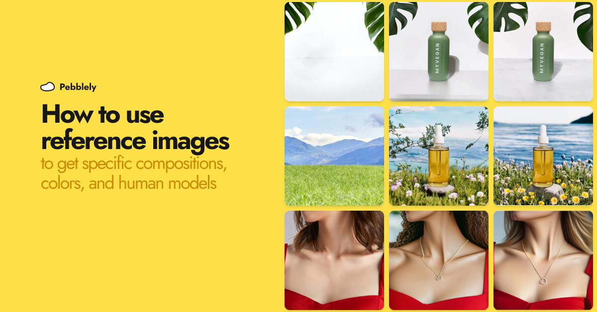 A cover photo showing various reference images and the respective generated results