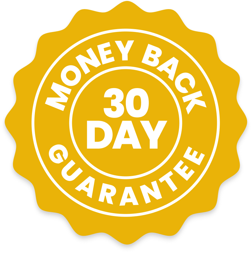 Money-back guarantee badge