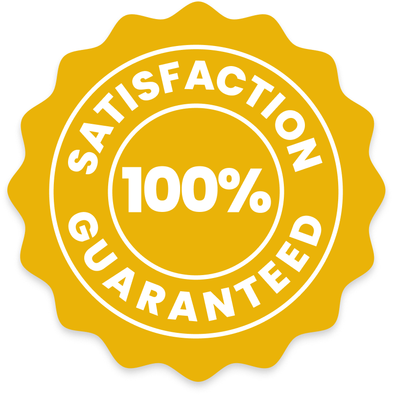 Satisfaction guaranteed badge