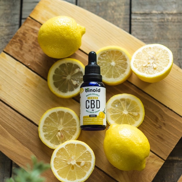 A health product with lemons in the background