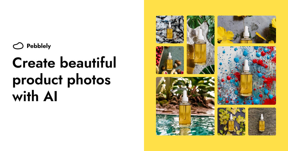 Pebblely AI Product Photography | Create beautiful product photos ...
